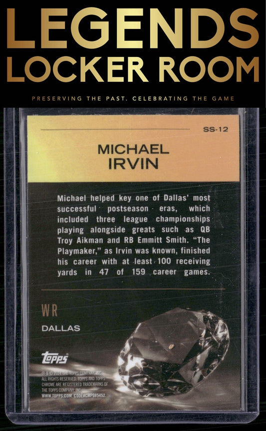 2024 Topps Chrome #SS-12 Michael Irvin Sunday Swag