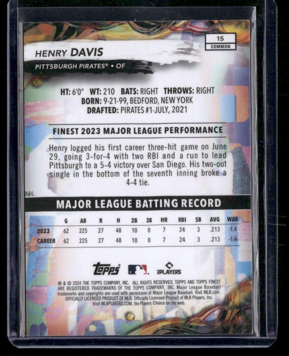 2024 Finest #15 Henry Davis