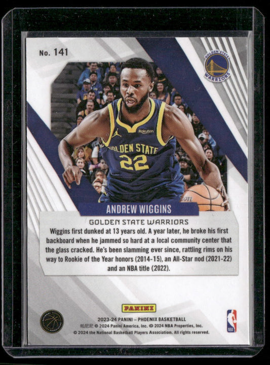 2023-24 Panini Phoenix #141 Andrew Wiggins