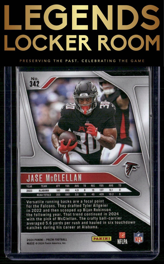 2024 Panini Prizm #342 Jase McClellan