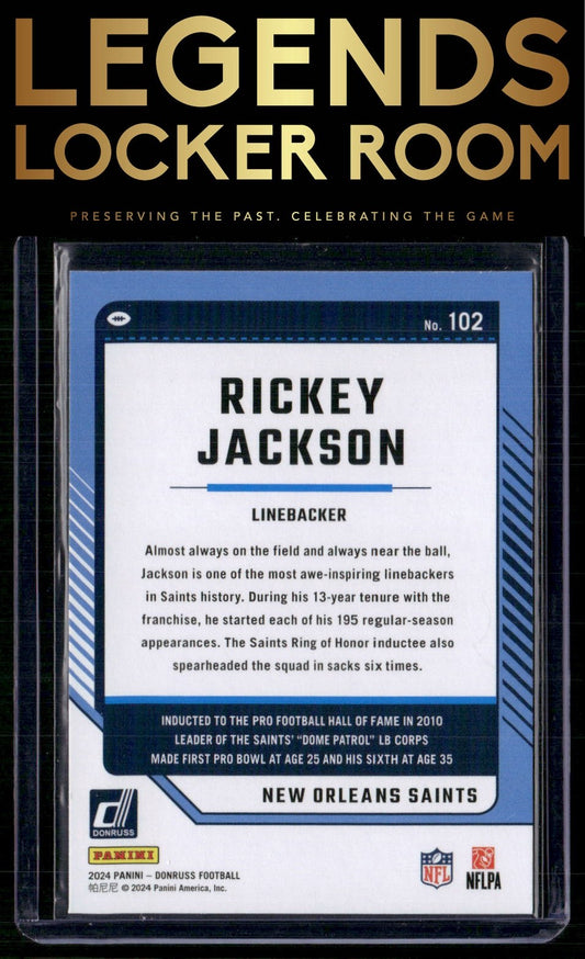 2024 Donruss #102 Rickey Jackson