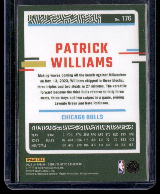 2023-24 Donruss Optic #176 Patrick Williams