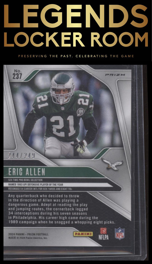 2024 Panini Prizm #237 Eric Allen Orange #/249