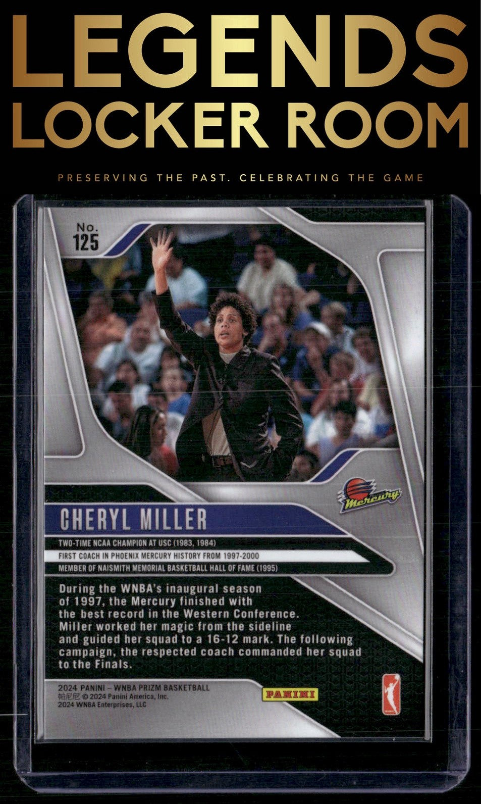 2024 Panini Prizm WNBA #125 Cheryl Miller