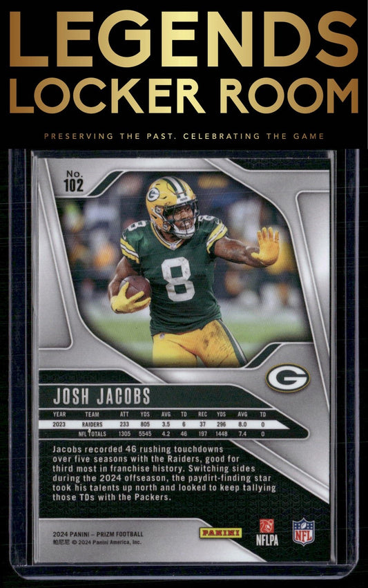 2024 Panini Prizm #102 Josh Jacobs
