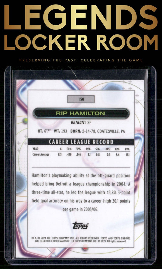 2023-24 Topps Chrome Cosmic #150 Rip Hamilton