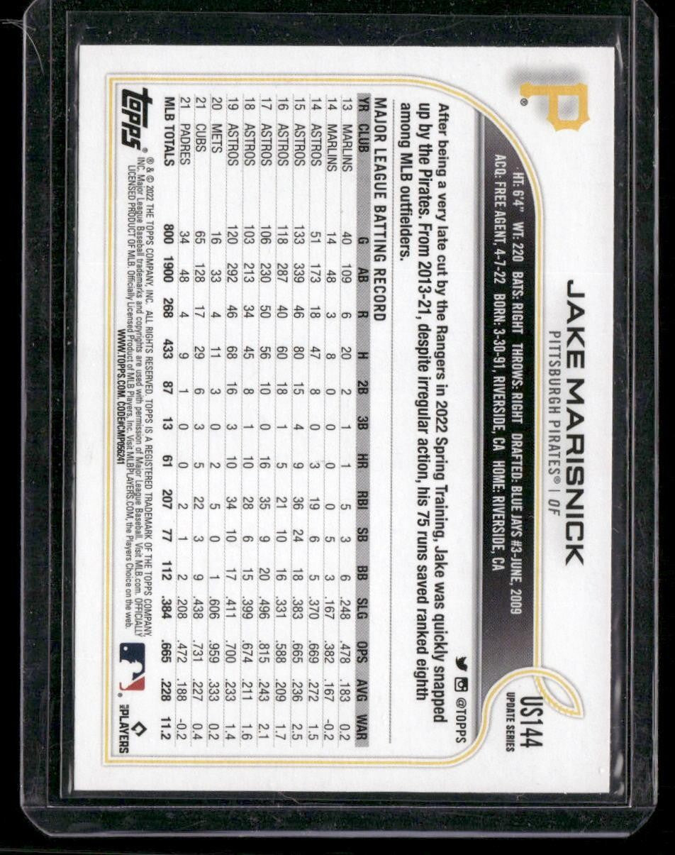 2022 Topps Update #US144 Jake Marisnick