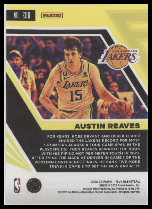 2022-23 Panini Flux #200 Austin Reaves