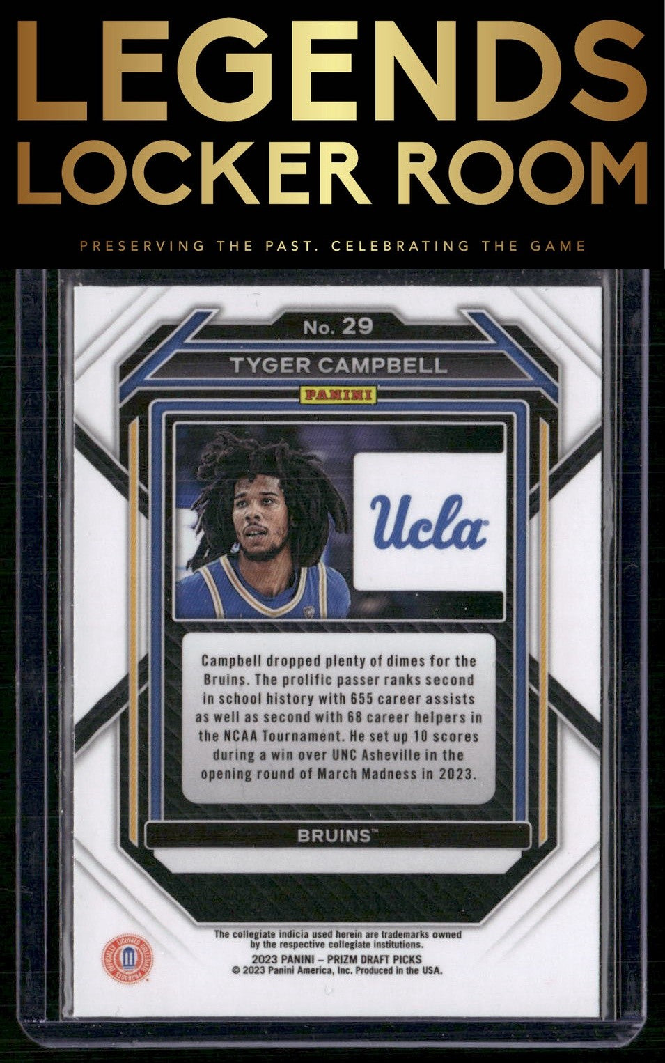 2023 Panini Prizm Draft Picks #29 Tyger Campbell
