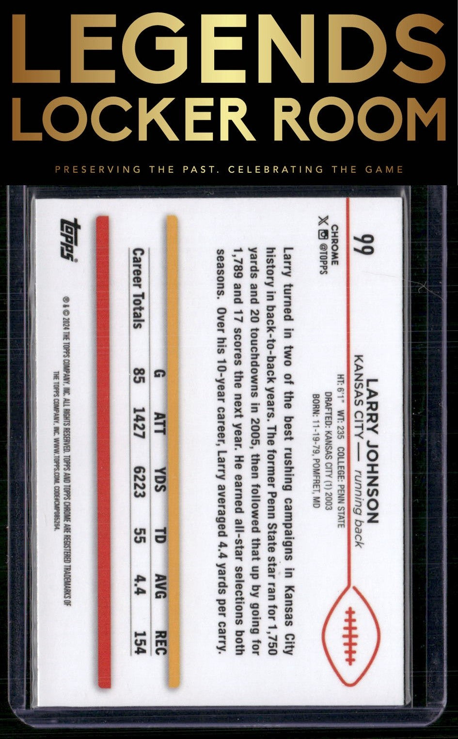 2024 Topps Chrome #99 Larry Johnson