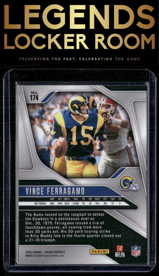 2024 Panini Prizm #174 Vince Ferragamo