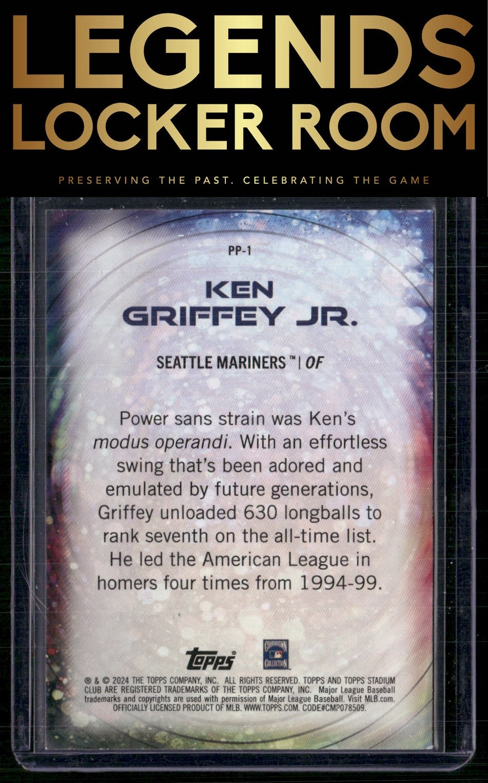 2024 Stadium Club #PP-1 Ken Griffey Jr. Power Packed