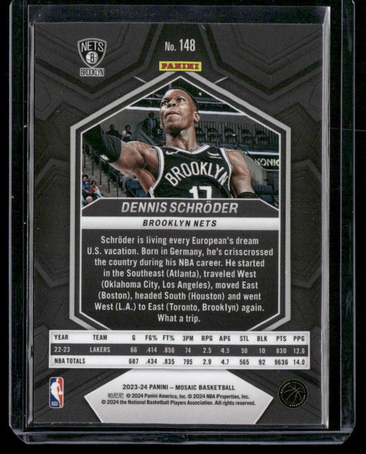 2023-24 Panini Mosaic #148 Dennis Schroder