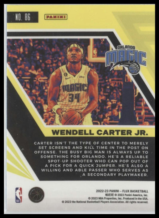 2022-23 Panini Flux #86 Wendell Carter Jr.