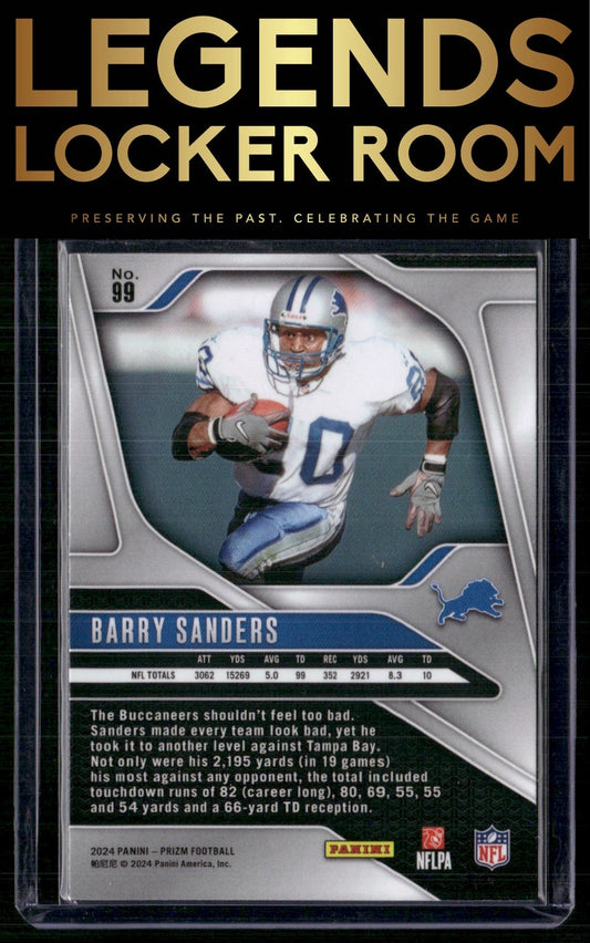 2024 Panini Prizm #99 Barry Sanders
