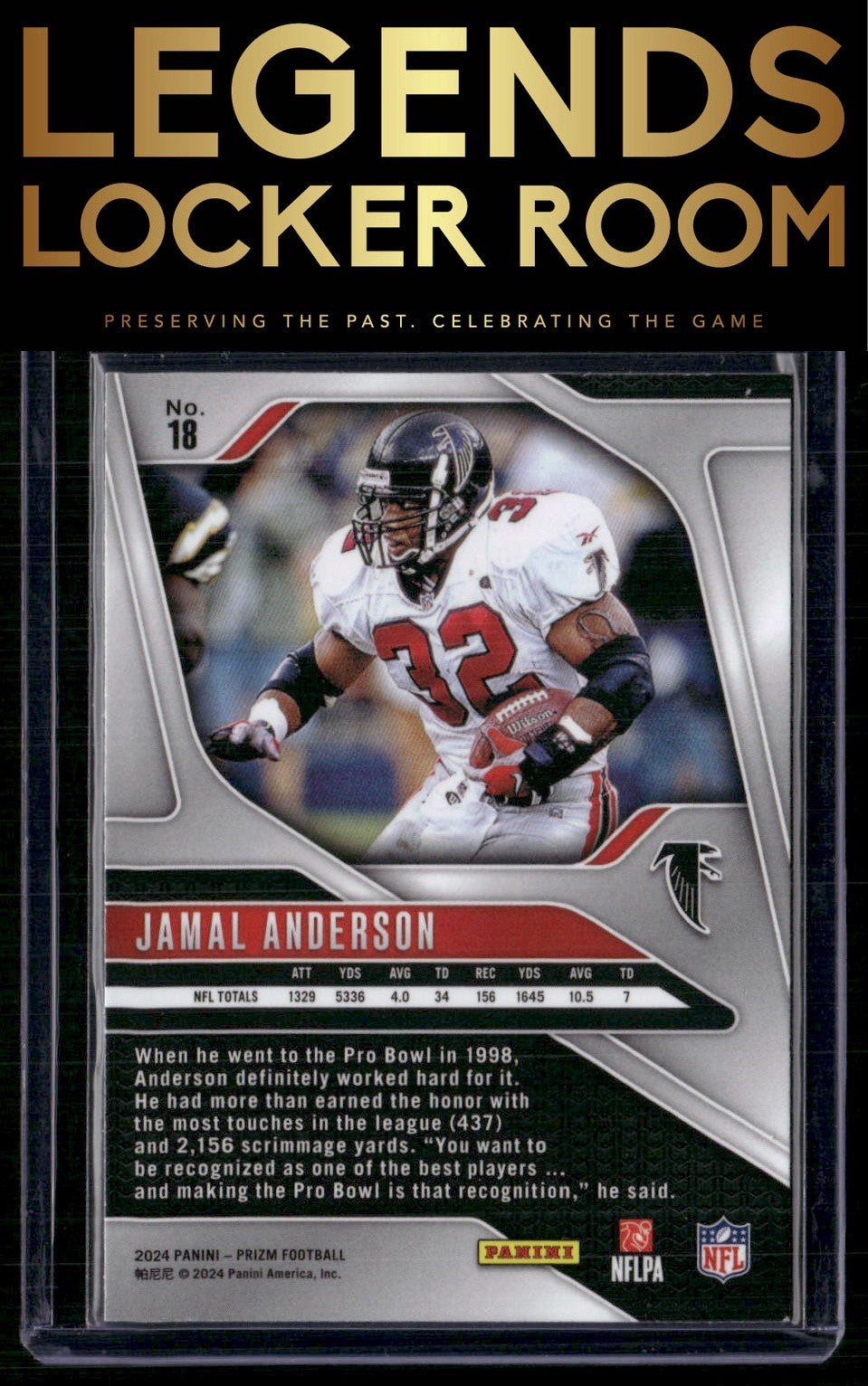 2024 Panini Prizm #18 Jamal Anderson