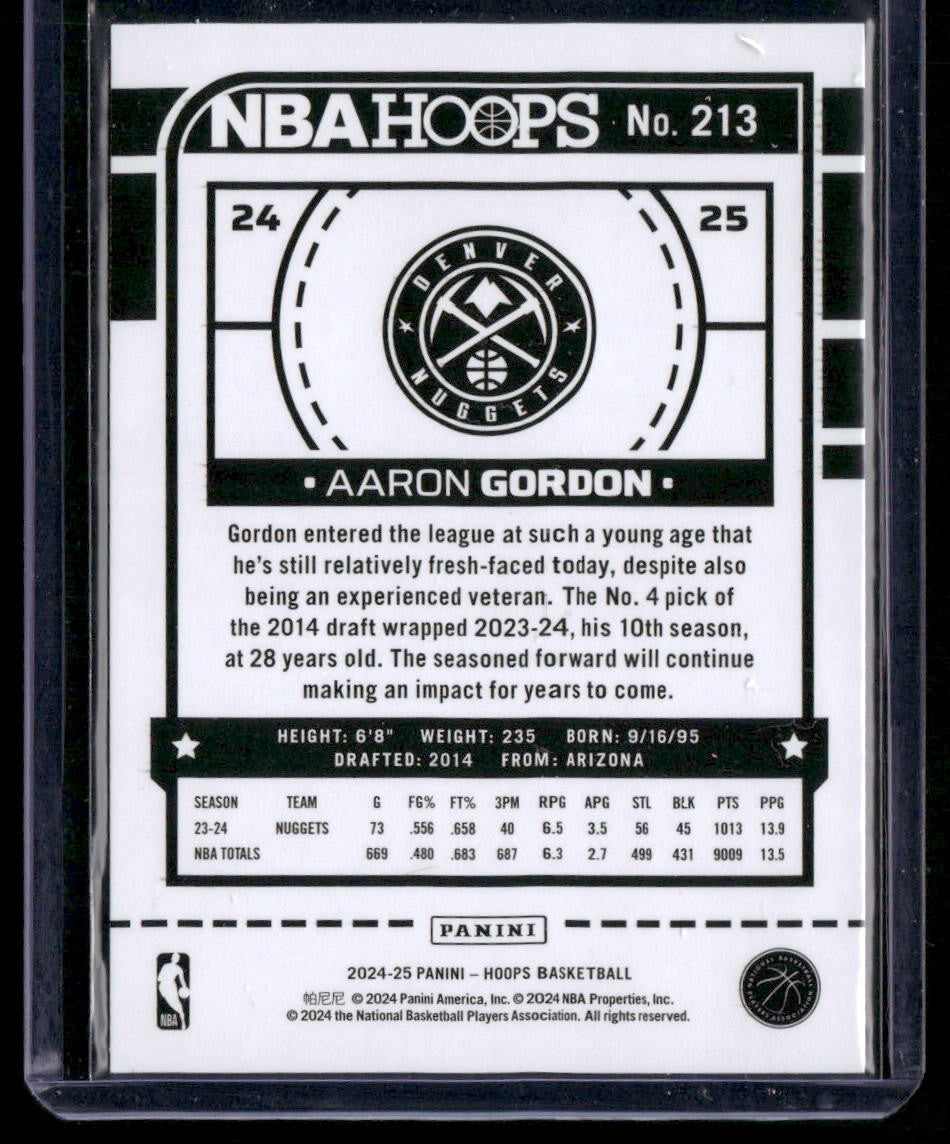 2024-25 Hoops #213 Aaron Gordon