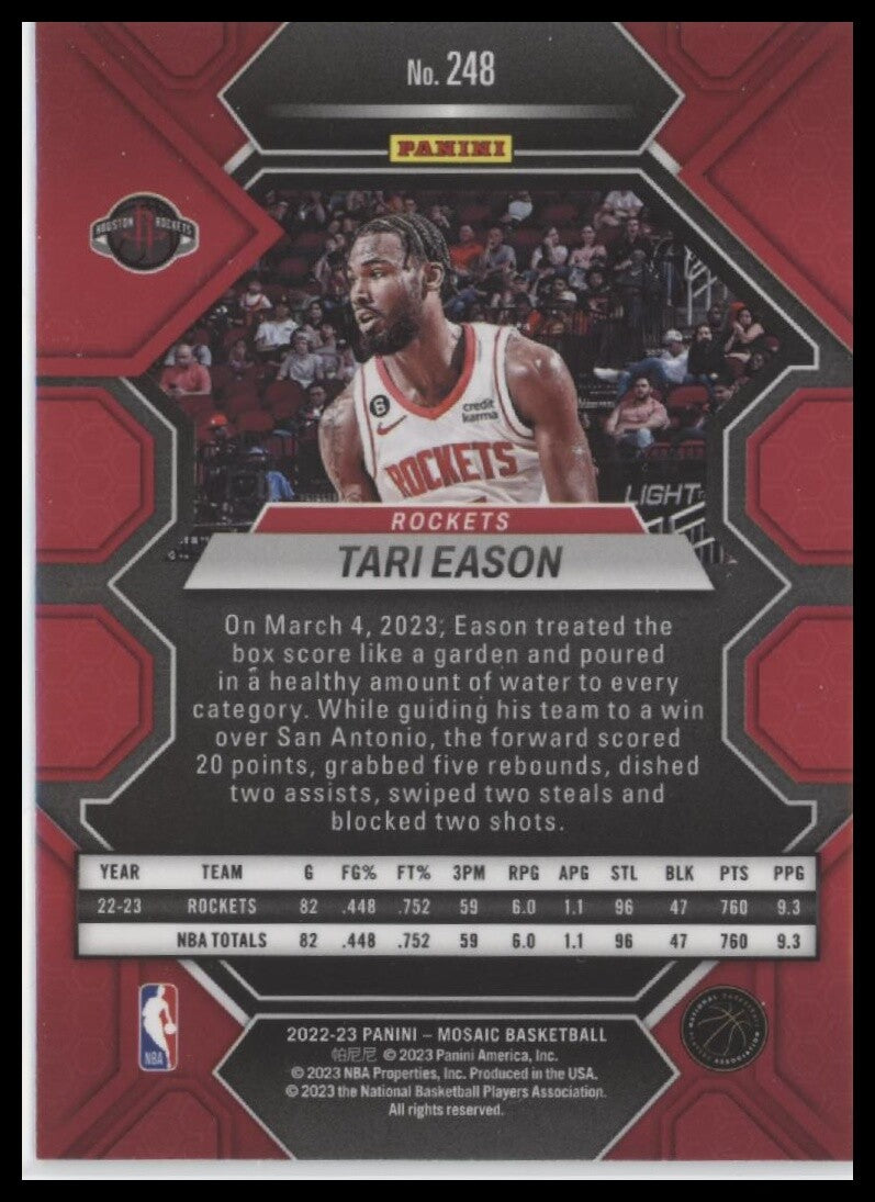 2022-23 Panini Mosaic #248 Tari Eason