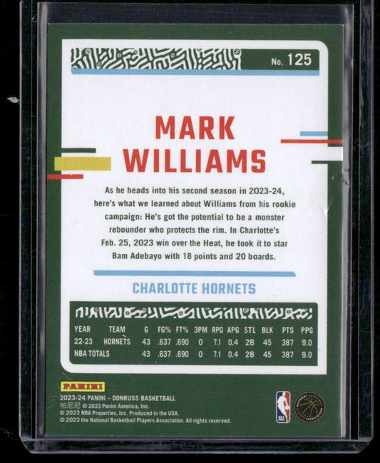 2023-24 Donruss #125 Mark Williams