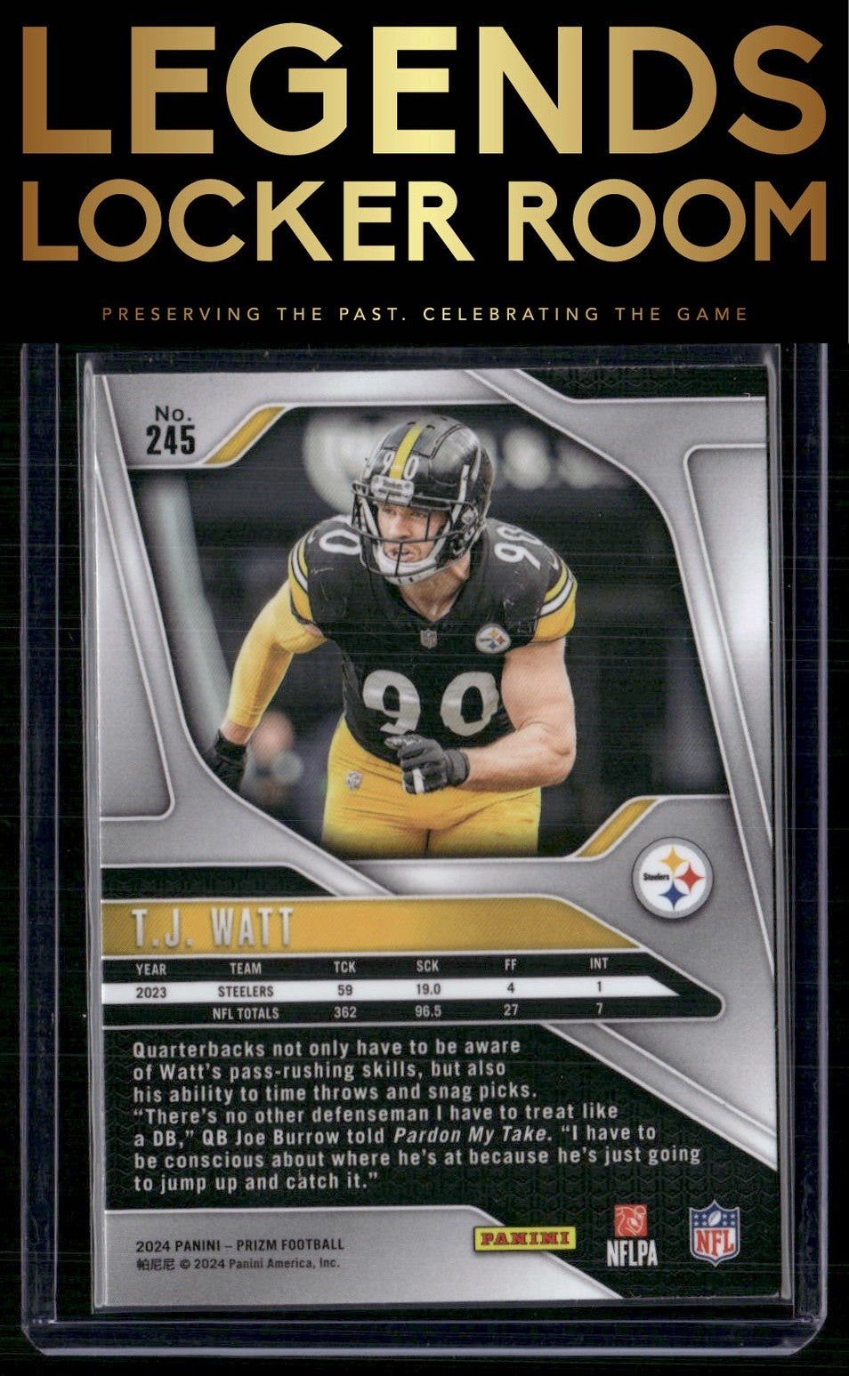2024 Panini Prizm #245 T.J. Watt