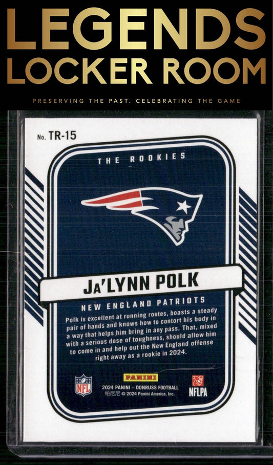 2024 Donruss #TR-15 Ja'Lynn Polk The Rookies