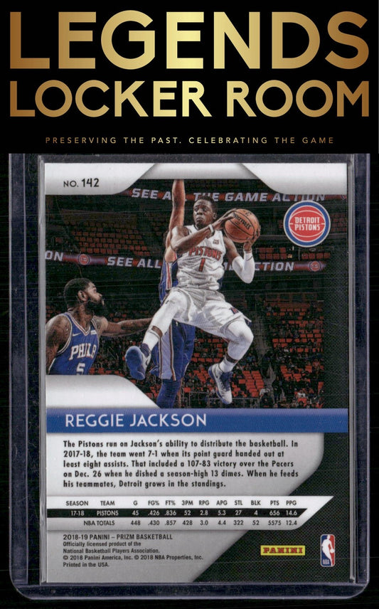 2018-19 Panini Prizm #142 Reggie Jackson