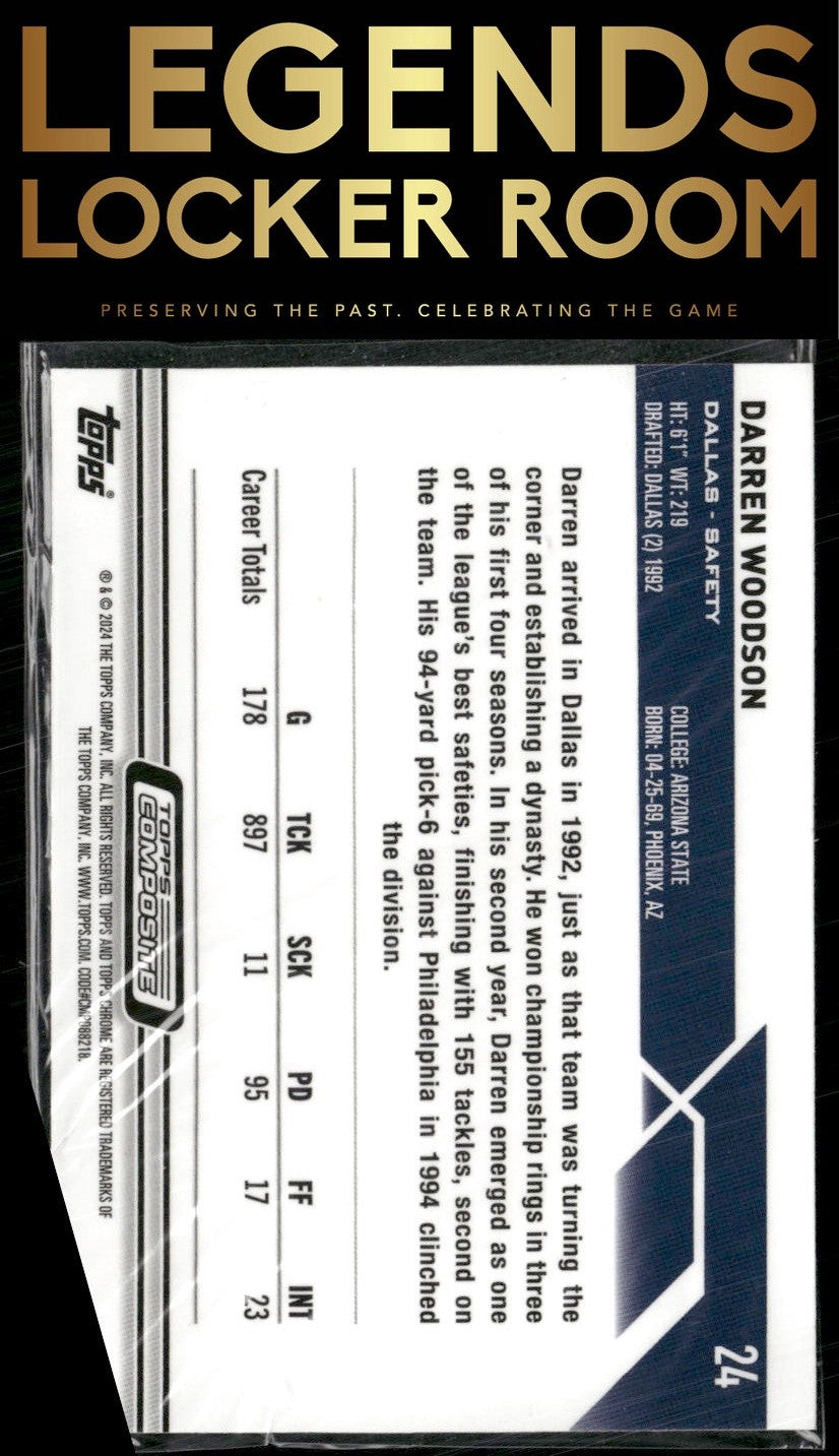 2023 Topps Composite #24 Darren Woodson Topps Chrome Geometric