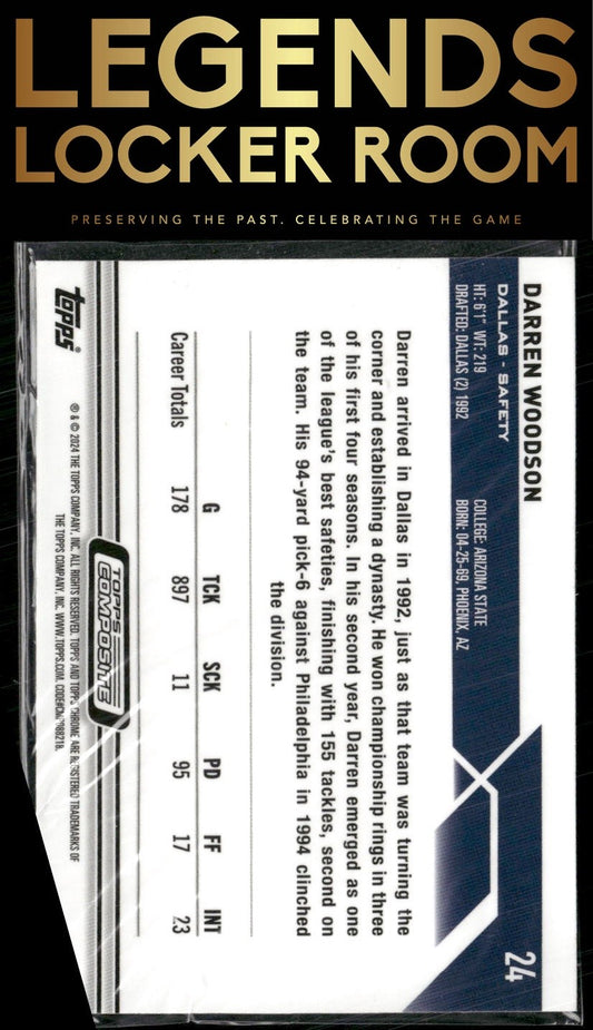 2023 Topps Composite #24 Darren Woodson Topps Chrome Geometric