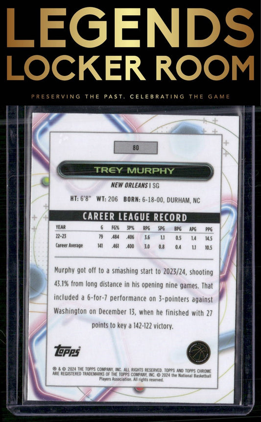 2023-24 Topps Chrome Cosmic #80 Trey Murphy III