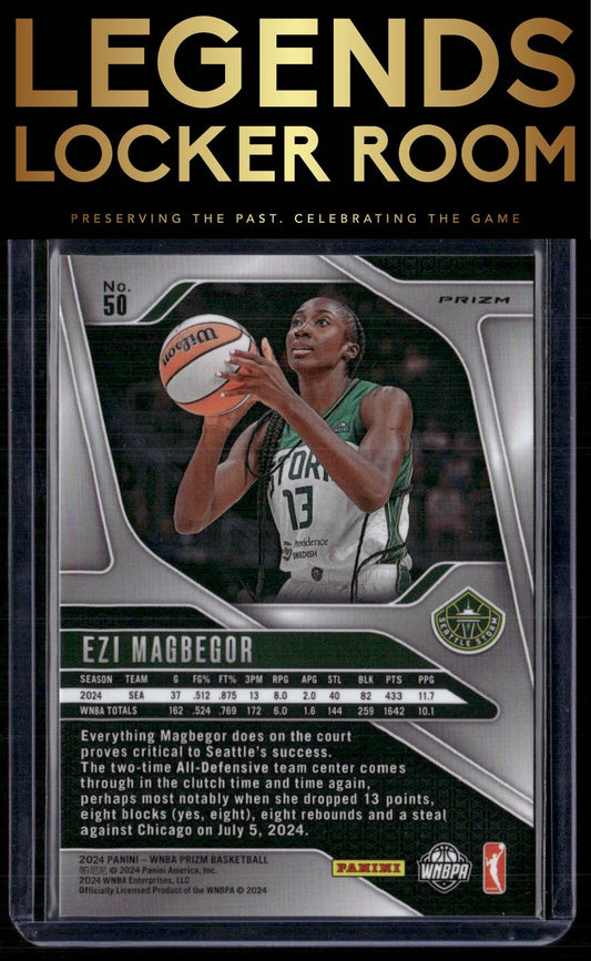 2024 Panini Prizm WNBA #50 Ezi Magbegor Silver Prizms
