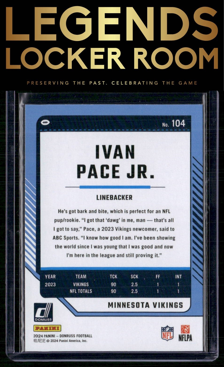 2024 Donruss #104 Ivan Pace Jr.