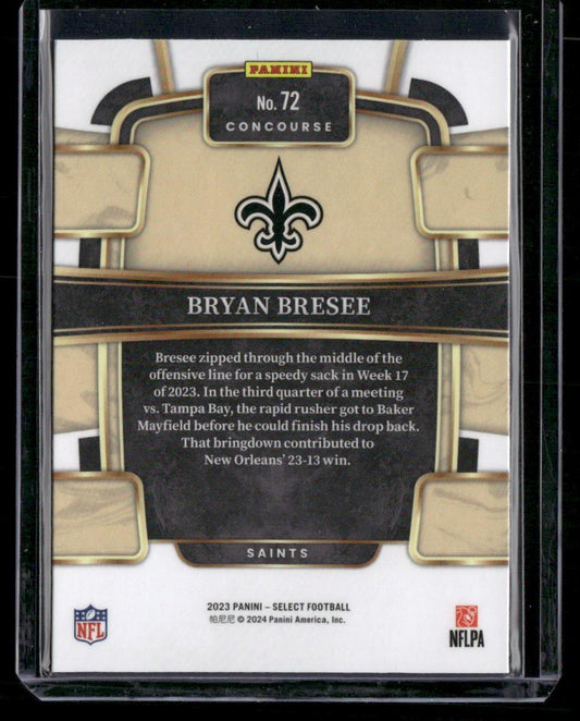 2023 Panini Select #72 Bryan Bresee