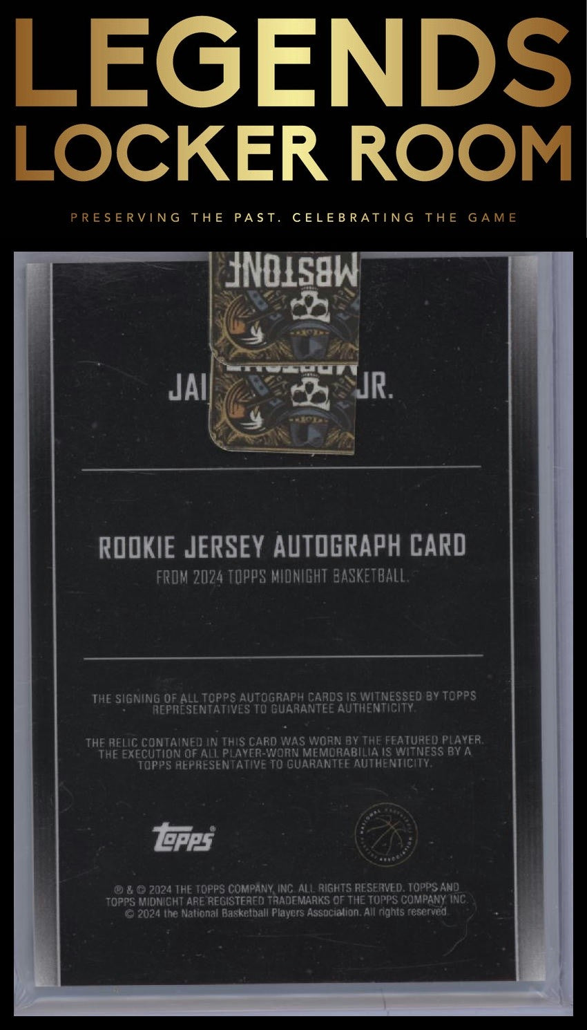 2023-24 Topps Midnight #RJA-JJJ Jaime Jaquez Jr. Rookie Jersey Autographs