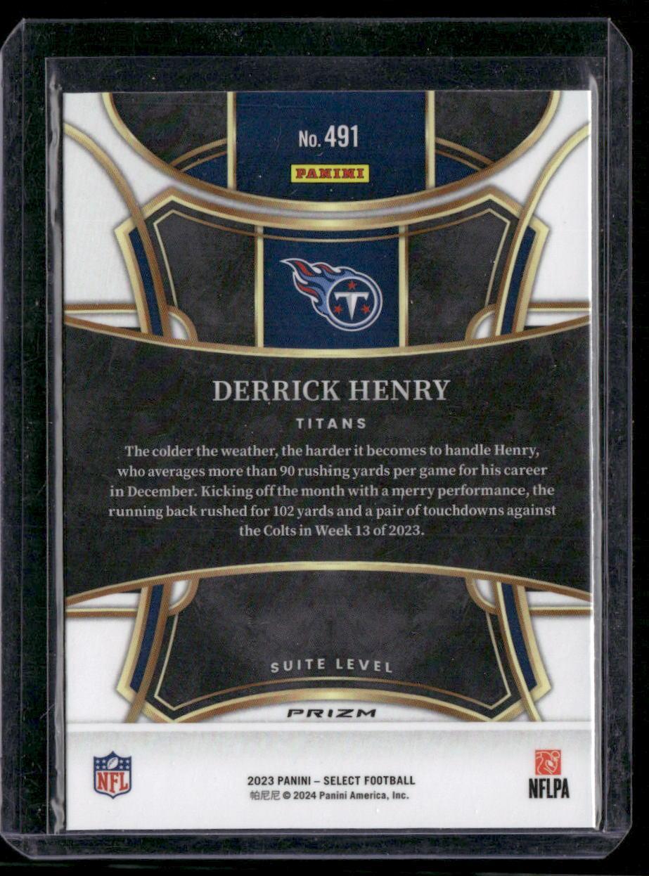 2023 Panini Select #491 Derrick Henry Silver Prizms
