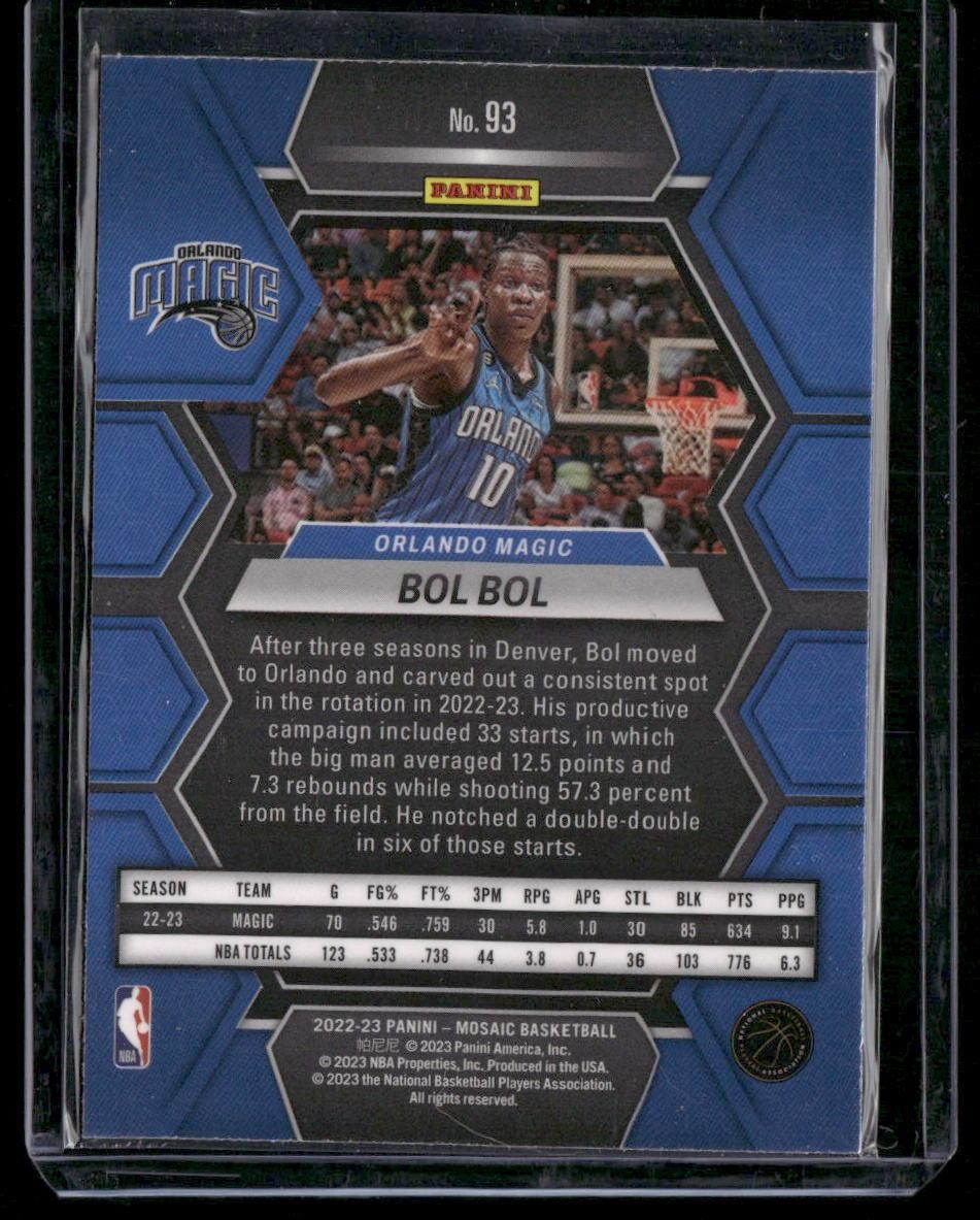 2022-23 Panini Mosaic #93 Bol Bol