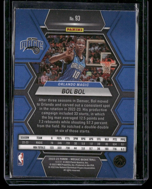 2022-23 Panini Mosaic #93 Bol Bol