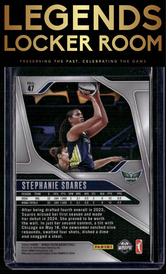 2024 Panini Prizm WNBA #47 Stephanie Soares