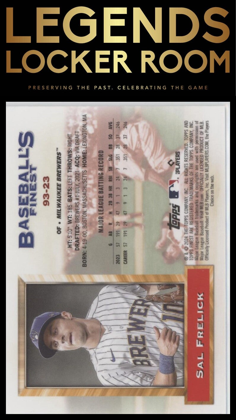 2024 Finest #93-23 Sal Frelick What If... 1993 Finest Prototype