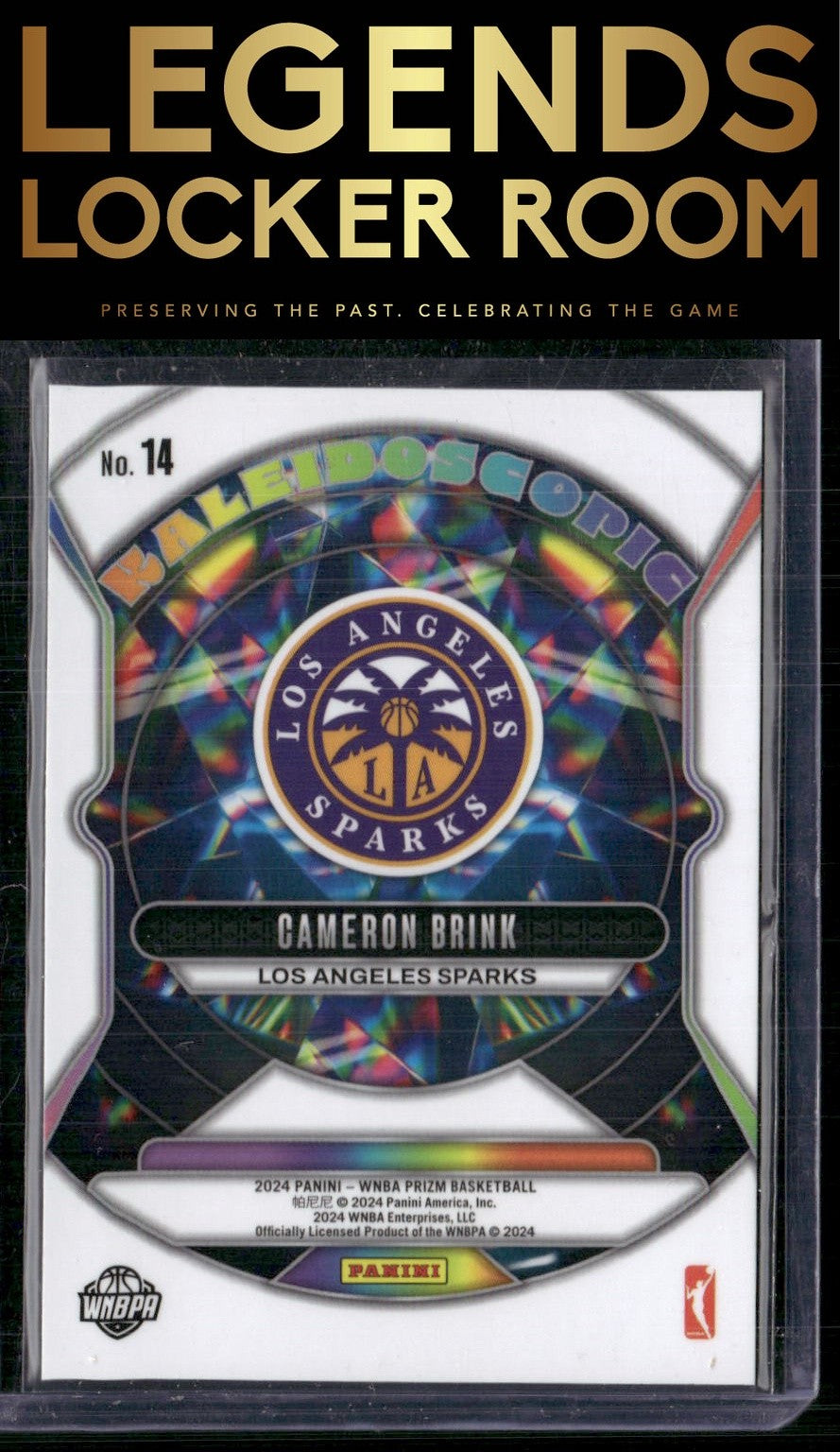 2024 Panini Prizm WNBA #14 Cameron Brink Kaleidoscopic