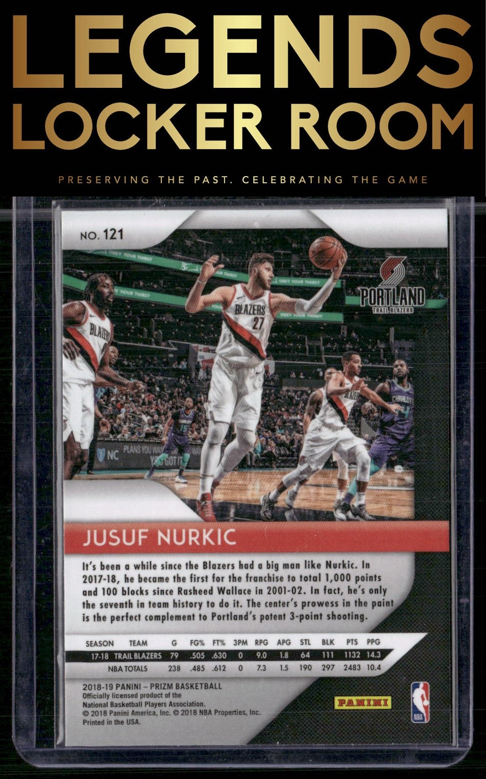 2018-19 Panini Prizm #121 Jusuf Nurkic