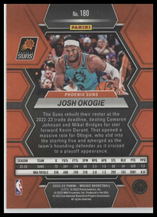 2022-23 Panini Mosaic #180 Josh Okogie