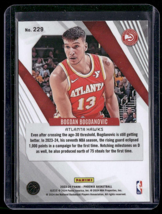 2023-24 Panini Phoenix #229 Bogdan Bogdanovic