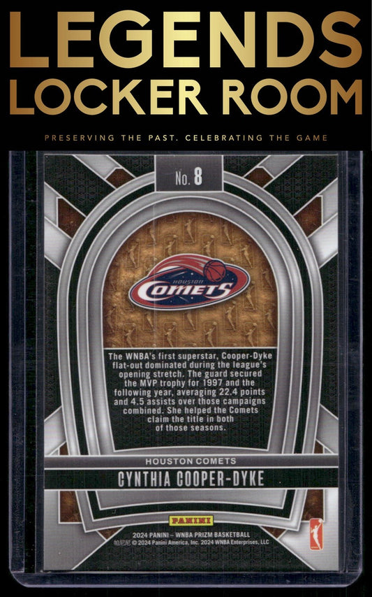 2024 Panini Prizm WNBA #8 Cynthia Cooper-Dyke Pioneers