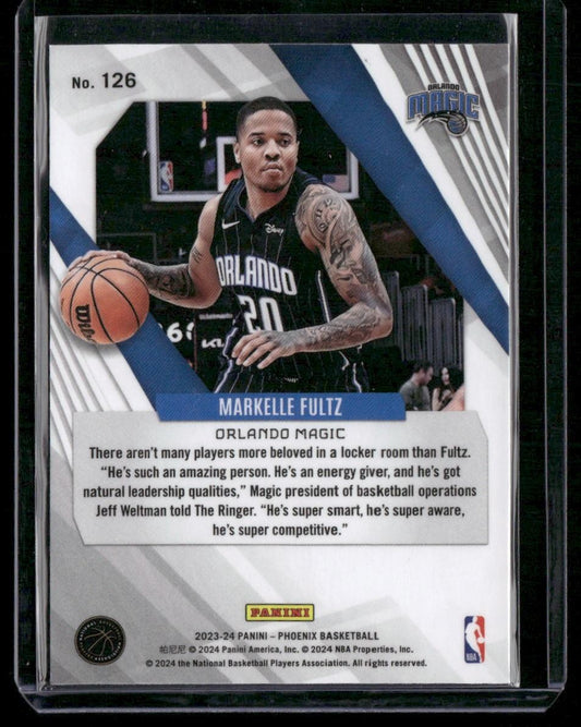 2023-24 Panini Phoenix #126 Markelle Fultz