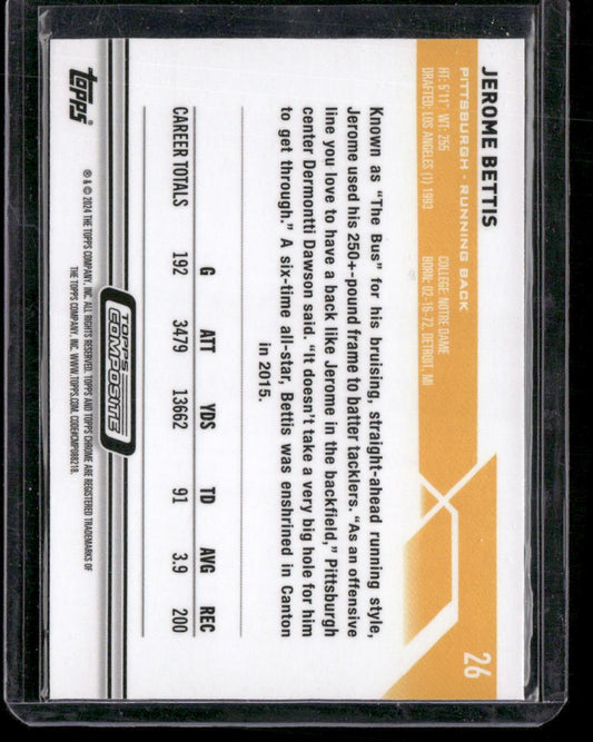 2023 Topps Composite #26 Jerome Bettis