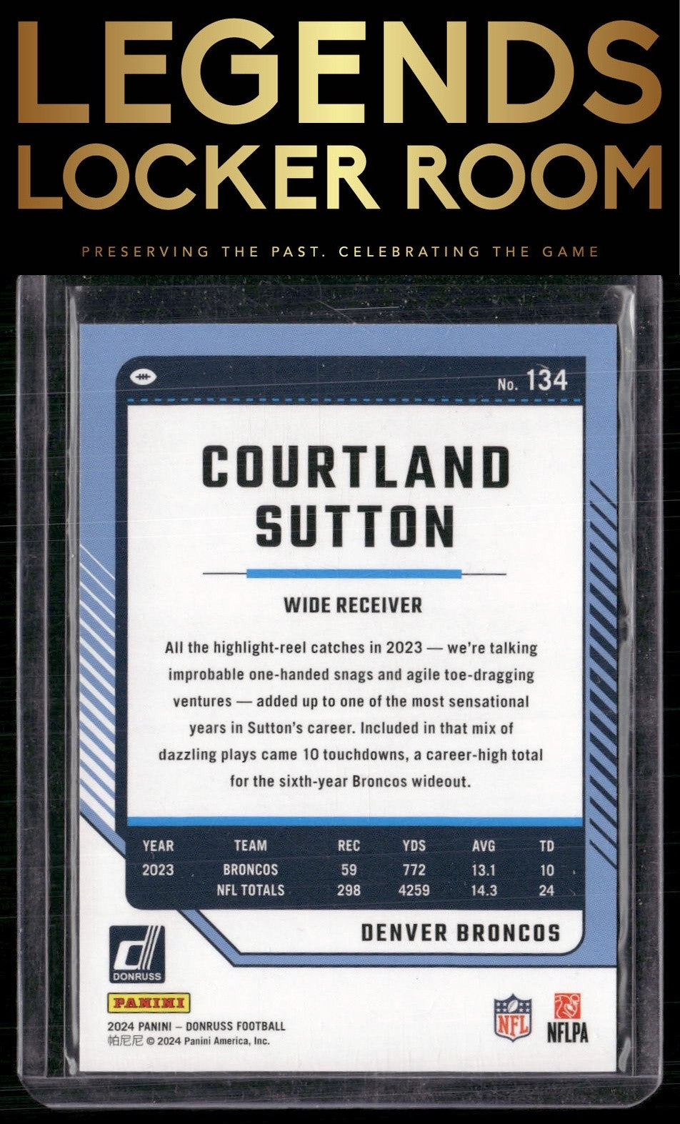 2024 Donruss #134 Courtland Sutton No Name