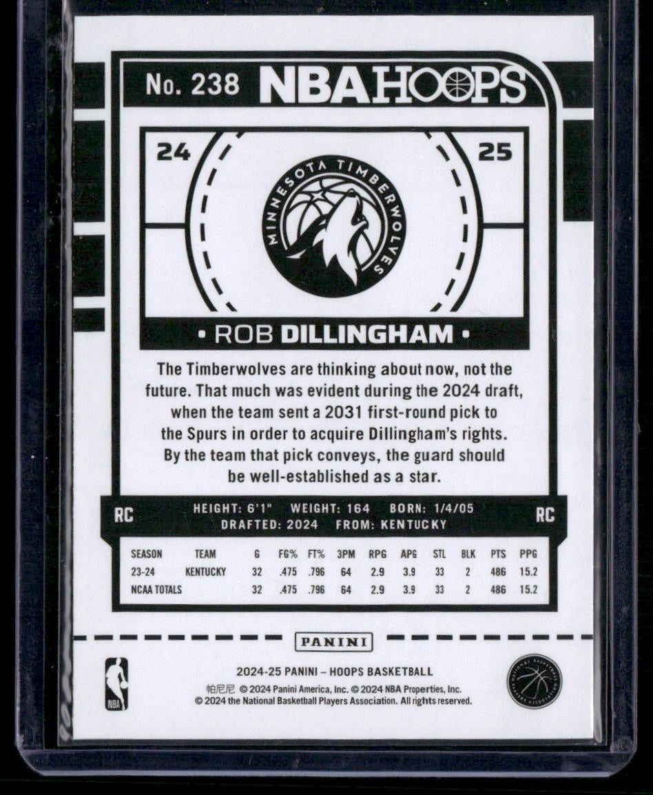 2024-25 Hoops #238 Rob Dillingham