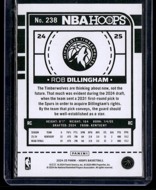 2024-25 Hoops #238 Rob Dillingham