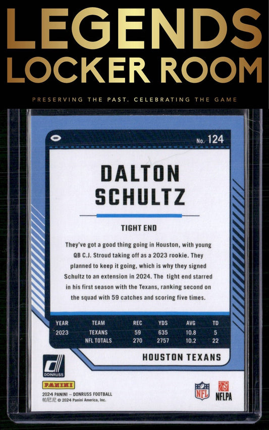 2024 Donruss #124 Dalton Schultz