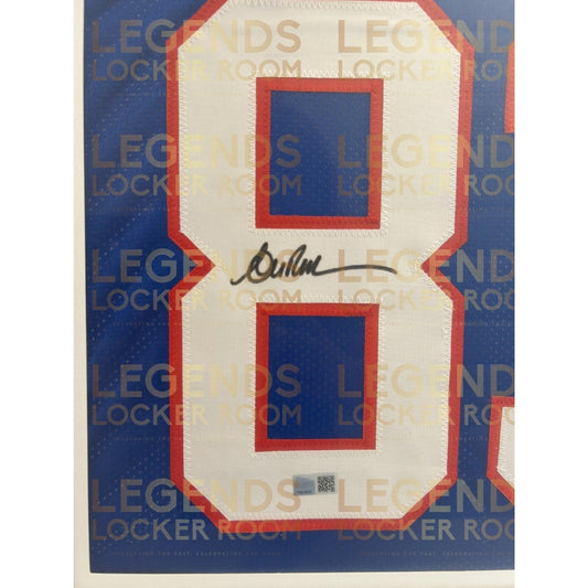 Framed Andre Reed Autographed Jersey (With Certificate of Authenticity)